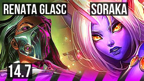 Renata Glasc And Twitch Vs Soraka And Kai Sa Sup 1 4 26 Euw Master 14 7 Youtube