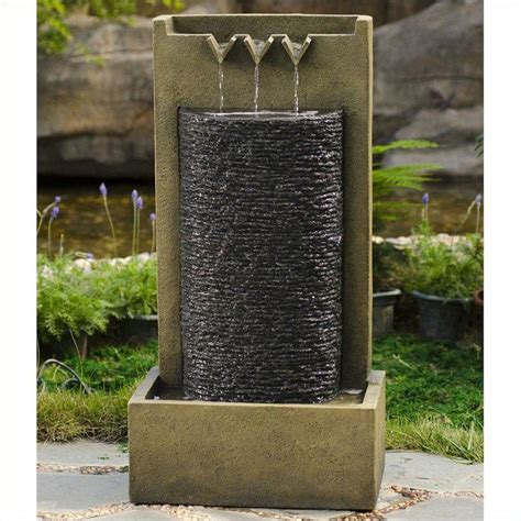 Jeco Stone Wall Indoor Outdoor Water Fountain Walmart