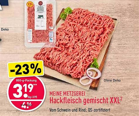 Meine Metzgerei Hackfleisch Gemischt Xxl Angebot Bei Aldi Nord