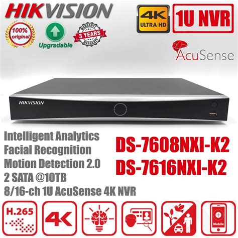 Hikvision Ds Nxi K And Ds Nxi K Channel K H Sata