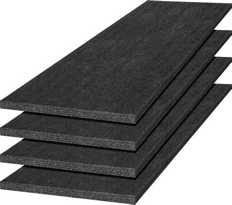 7 Pack 16x12x1in Polyurethane High Density Foam Sheet