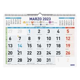 Calendario De Pared Finocam Neutro Mixto Xl Catal N