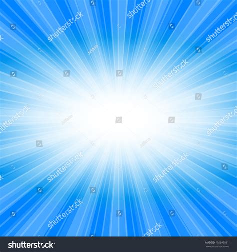 Blue Color Burst Background Vector Illustration Vector De Stock Libre