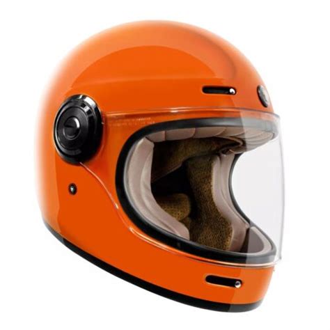 Retro Full Face Motorcycle Helmet Torc Newport T1 Gloss Orange Dot X Small 846267060704 Ebay