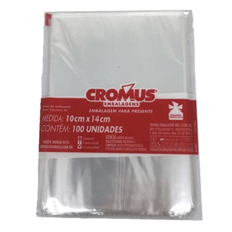 Saco 10x14 Incolor Cromus C 100 Elo7 Produtos Especiais