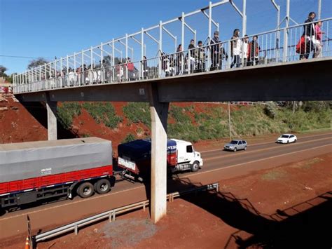 Se Habilit El Puente Peatonal Frente A La Escuela Obra Reclamada