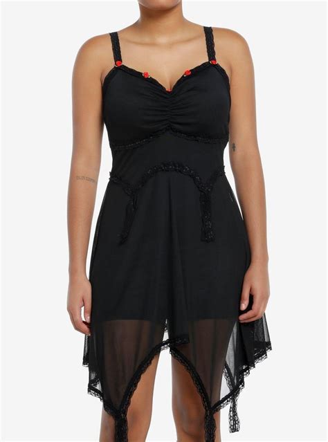 Feel Flirty In A New Black Dress This One Features A Black Mesh