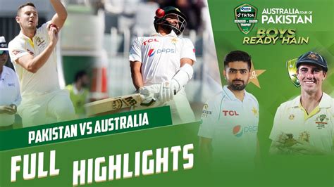 Full Highlights Pakistan Vs Australia 1st Test Day 1 Pcb Mm1l