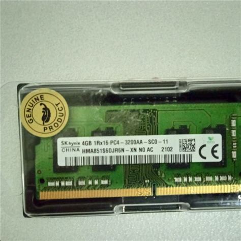 Promo RAM Laptop SK Hynix 4GB DDR4 3200 1Rx16 Memory Notebook Sodimm