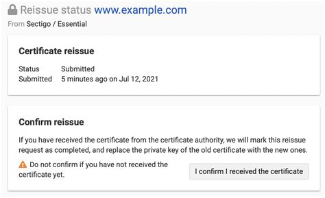 Re Issuing An Ssl Certificate Dnsimple Help