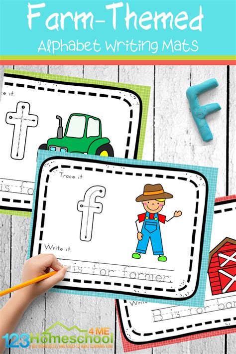 Printable Farm Theme Alphabet Posters Abc Letters Farm Decor Classroom