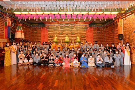 The Vesak Great Ceremony At Hoang Phap Temple In Jeonju City South Korea