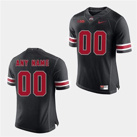 Custom Ohio State Buckeyes Men's NCAA #00 Nike Black College Stitched ...