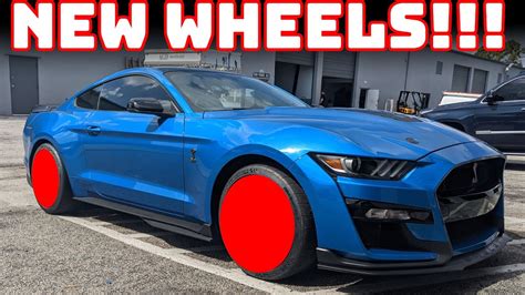 New Wheels For Our 2020 Shelby Gt500 Youtube