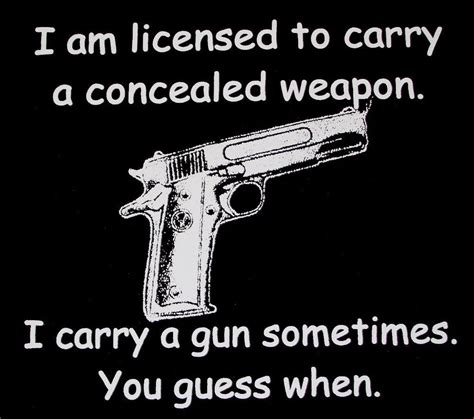 Funny Concealed Carry Quotes Shortquotescc