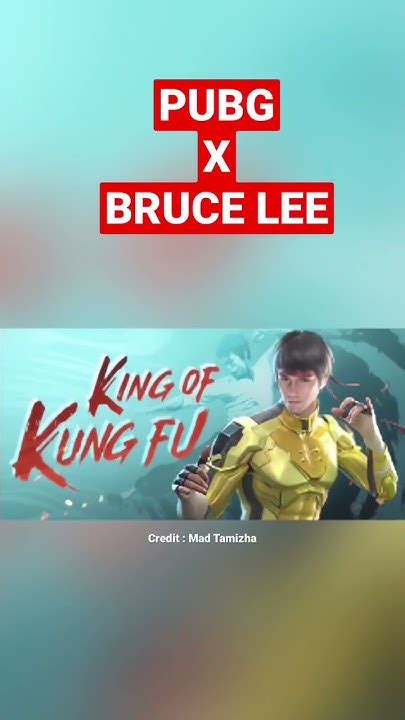 Pubg X Bruce Lee Pubg Collaboration Pubg Pubgm Pubgmobile