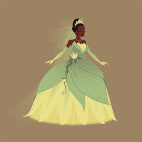 The Art Behind The Magic : Tiana wedding dress designs by Ian Gooding