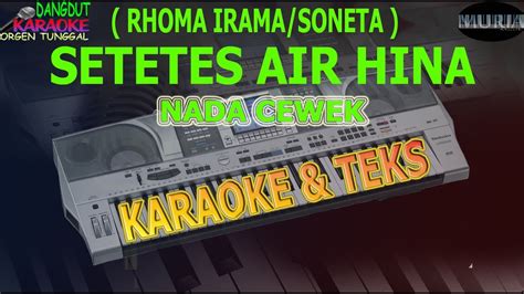 Karaoke Dangdut SETETES AIR HINA RHOMA IRAMA NADA CEWEK Kybord KN2400