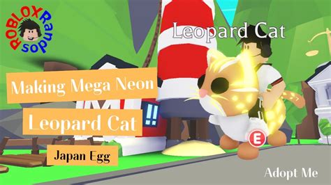 Making MEGA NEON LEOPARD CAT In Adopt Me Roblox YouTube