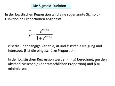 Logistische Regression Und Psychometrische Kurven Ppt Herunterladen