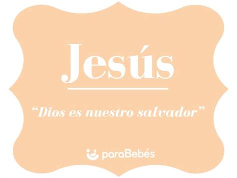 que significa el nombre jesús en la biblia