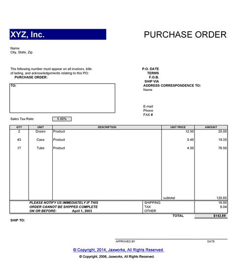 Contoh Format Purchase Order Sederhana Imagesee