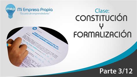 Clase Constituci N Y Formalizaci N En El Per Youtube