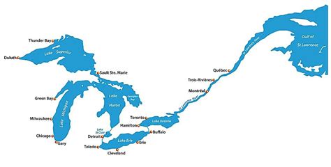 St. Clair River Map