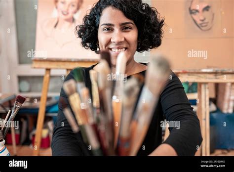 Smiling Young Painter Hi Res Stock Photography And Images Alamy