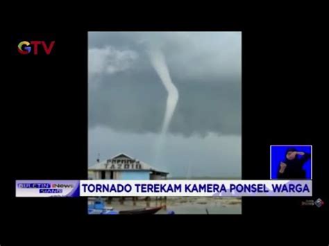 Viral Fenomena Alam Angin Tornado Muncul Di Tengah Laut Natuna Utara