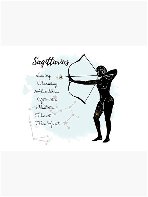 Personality Characteristics Of The Zodiac Sign Sagittarius Poster