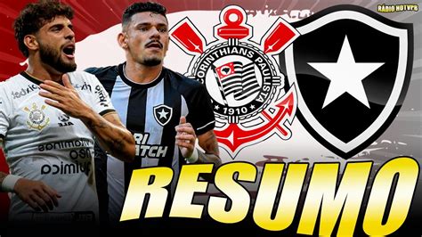 Corinthians Bate O L Der Botafogo Que Perde A Terceira Seguida No