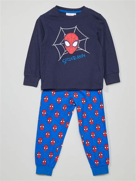 Pijama Comprido Homem Aranha Azul Kiabi 16 00