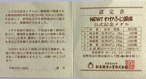 49％割引【超ポイント祭期間限定】 わかふじ国体純銀メダル 金属工芸 美術品 Ota On Arena Ne Jp