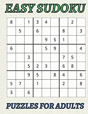 Easy Sudoku Puzzles For Adults Large Print Easy Sudoku Puzzles