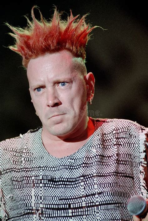 Sex Pistols John Lydon During The Concert Editorial Stock Photo