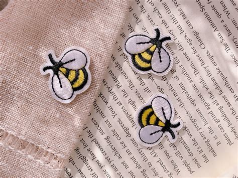 Bee Patch Iron On Bee Iron On Patch Bee Patches Iron On Etsy Uk