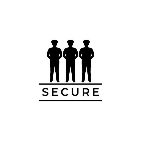 group security man logo design 11324773 Vector Art at Vecteezy