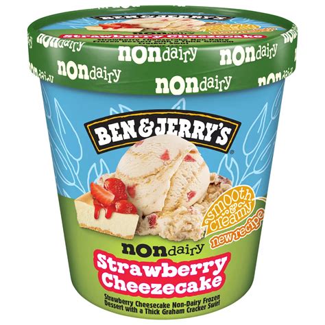 Ben And Jerrys Non Dairy Strawberry Cheesecake Frozen Dessert Shop Ice Cream At H E B