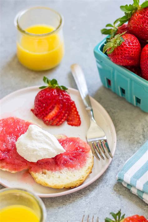 Strawberry Rhubarb Shortcake Strawberry Blondie Kitchen