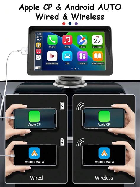 Zoll Autoradio Stereo Kabellose Apple Carplay Android Auto