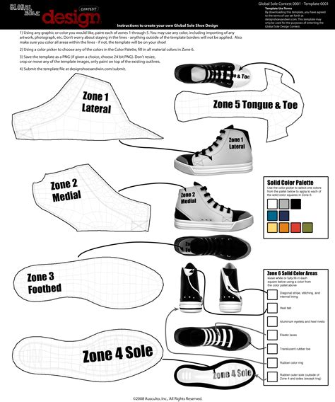 Free Printable Sneaker Template