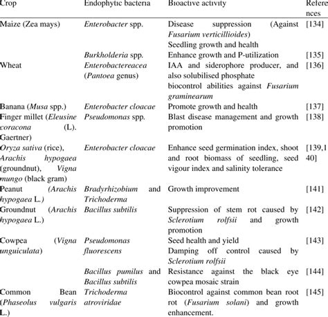 Potential Bacterial Endophytes Isolated From Various Plants And Their