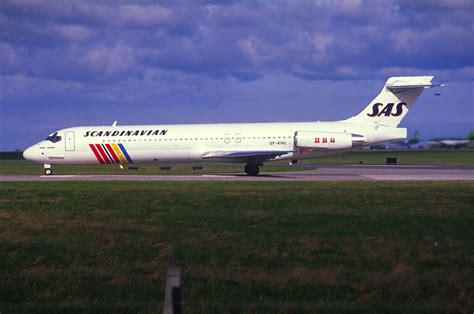 OY KHU SAS MD87 Seen At Dublin DUB EIDW 8 March 1992 Thomas