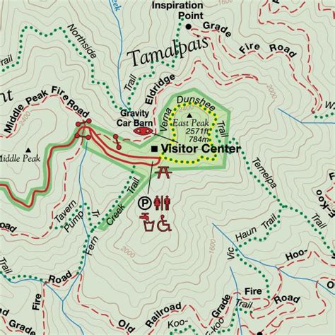 Mount Tamalpais State Park Map By Avenza Systems Inc Avenza Maps