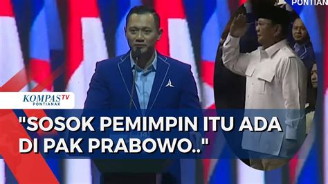 FULL Pidato AHY Detik Detik Deklarasi Demokrat Dukung Prabowo Kami