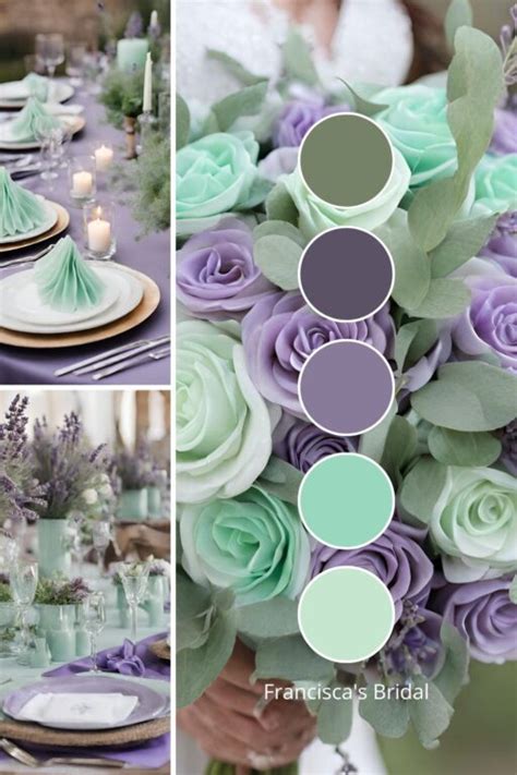 Purple Wedding Color Palette Ideas 10 Beautiful Purple Wedding Color Ideas Franciscas Bridal