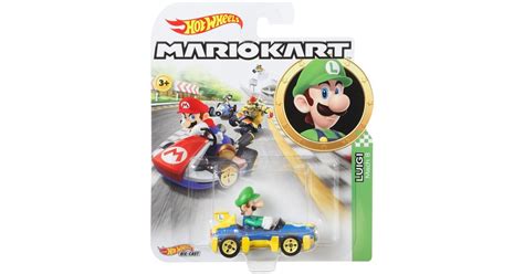 Hot Wheels Mario Kart Luigi Mach 8 Jeu véhicule