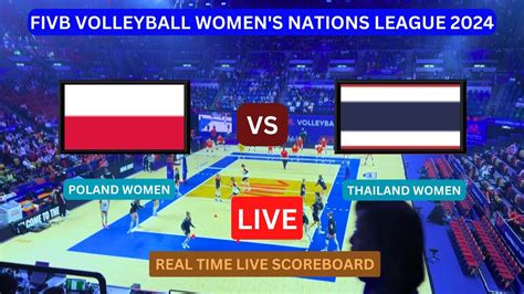 Poland Vs Thailand LIVE Score UPDATE Today FIVB Volleyball Women S