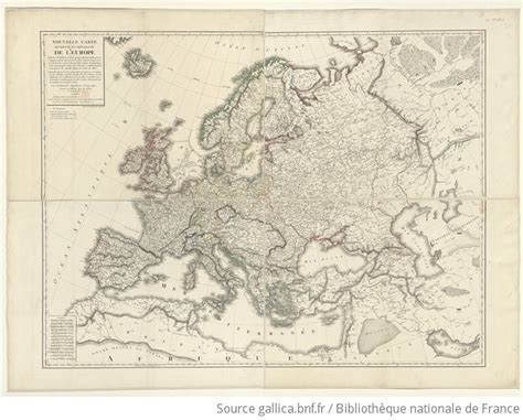 Carte de l europe générale et détaillée Arts et Voyages